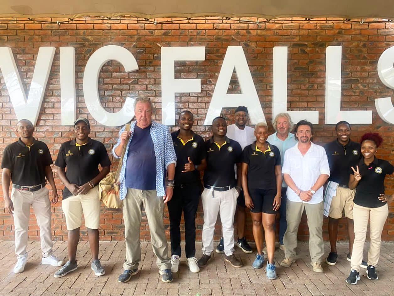 Clarkson, Hammond and May have Victoria Falls Bridge all to ...